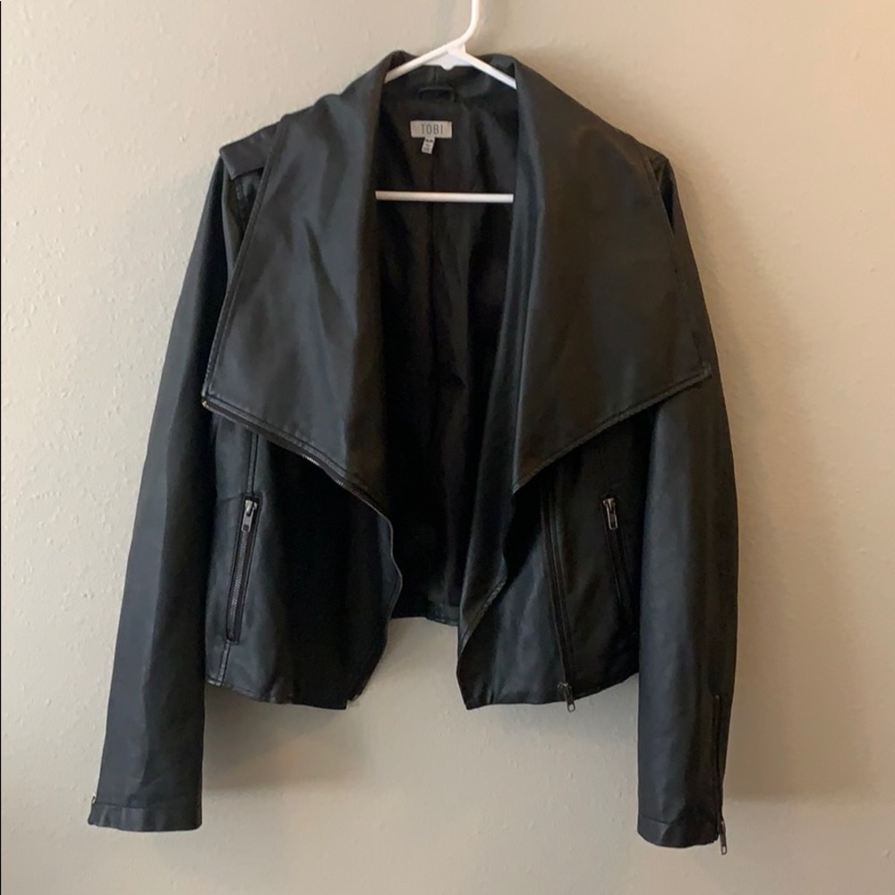 Moto Vegan Leather Jacket